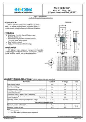 SSE110N03-03P
