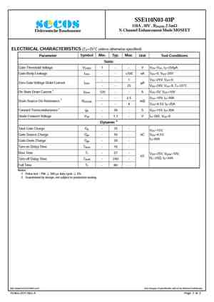 SSE110N03-03P
