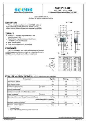 SSE70N10-44P
