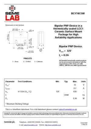 BCY78A
