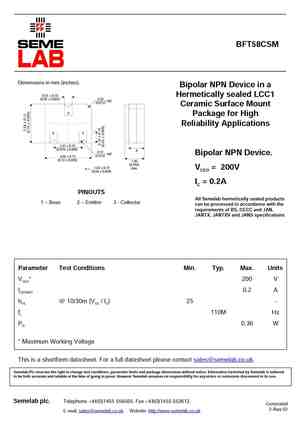 BFT58DCSM
