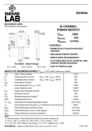 IRFM460
