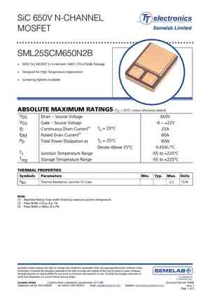 SML25SCM650N2B
