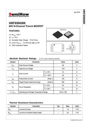 HRF85N08K
