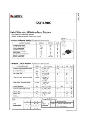 KSH13007F