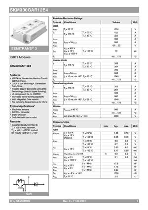 SKM300GAY123D
