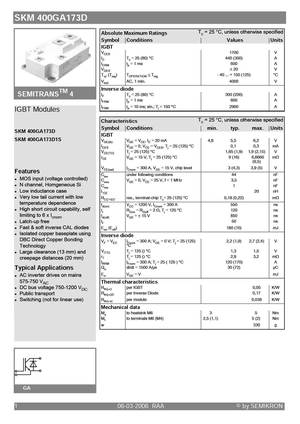 SKM400GA173D
