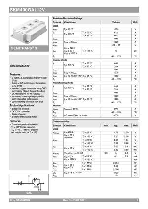 SKM400GA062D
