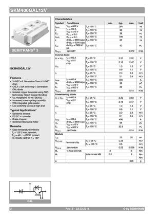 SKM400GA062D
