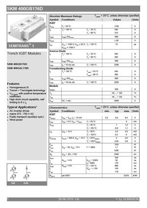 SKM400GA062D
