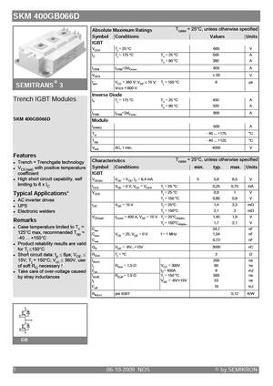 SKM400GB062D
