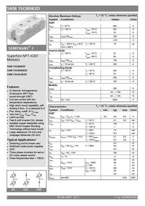 SKM75GAR063D
