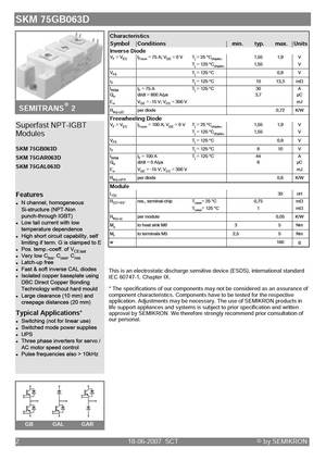 SKM75GAR063D
