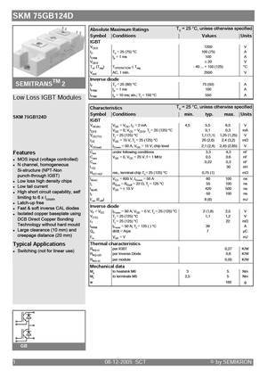 SKM75GB123D
