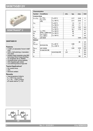 SKM75GB063D
