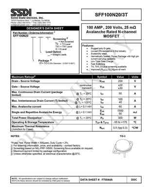SFF100N20
