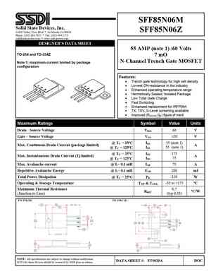 SFF85N06M
