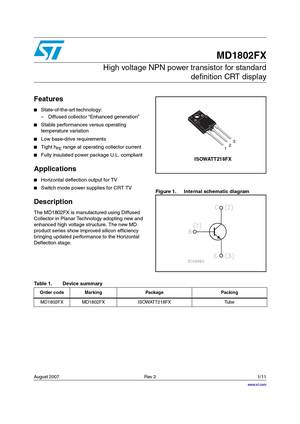 MD1803DFX
