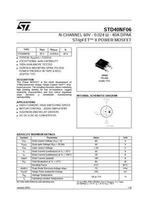 STD40NF3LLT4
