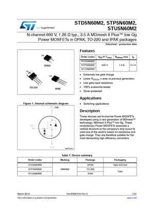 STU5N95K5