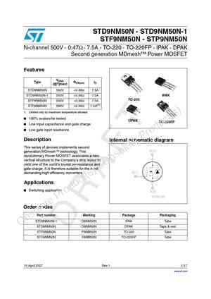 STD9NM40N