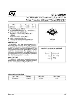 STE70NM60
