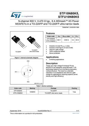 10N80L-T3P-T