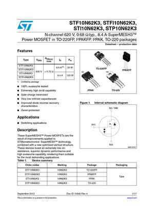 STFI11N65M2
