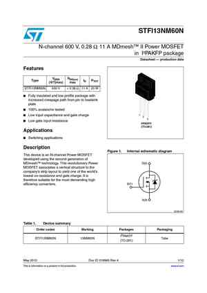 STFI11N65M2
