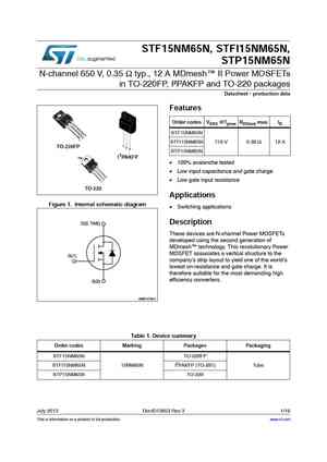 STFI11N65M2
