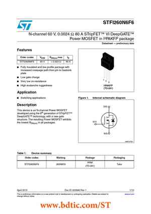 STFI26NM60N
