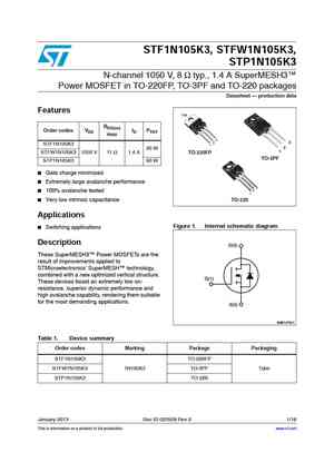 STP1N105K3