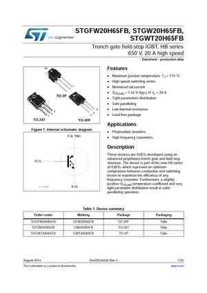 STGFW20V60F
