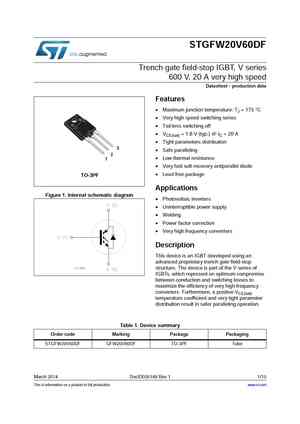 STGFW20V60F

