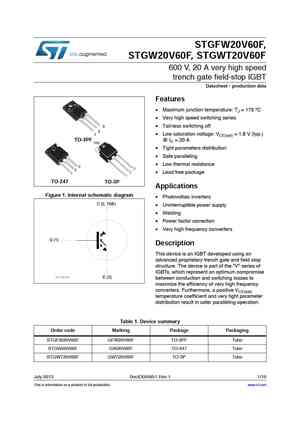 STGW20H60DF
