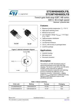 STGW40H65FB