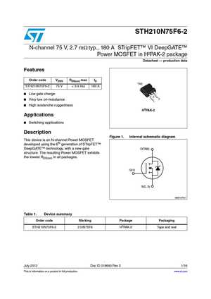 STH210N75F6-2
