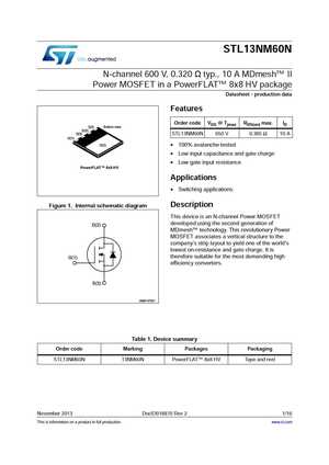 STL13N65M2
