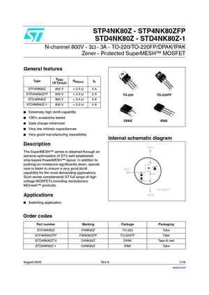 STD4N52K3
