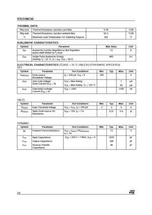 STU13NM60N