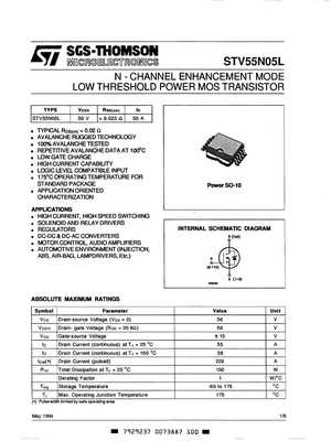 STV55N05L