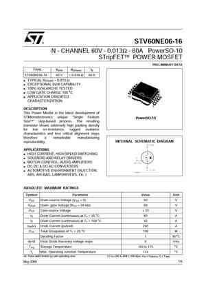 STV60NE06-16
