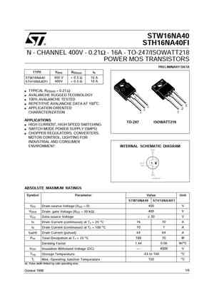 STW16NM50N
