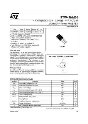 STW47NM60ND