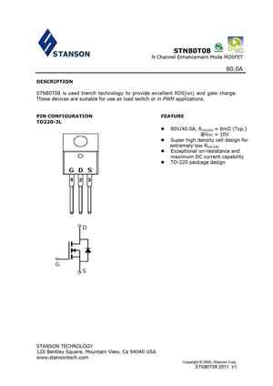 STN80T08
