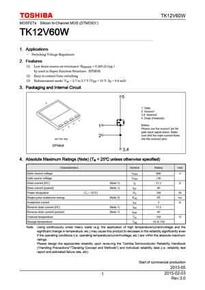 TK12V60W
