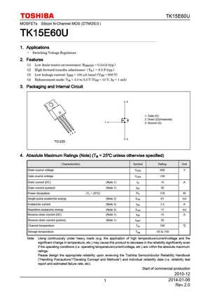 TK15E60U
