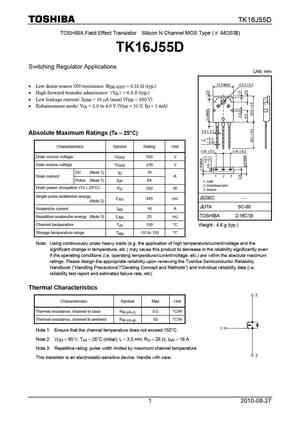 TK16J60W5
