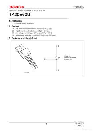 TK20E60W