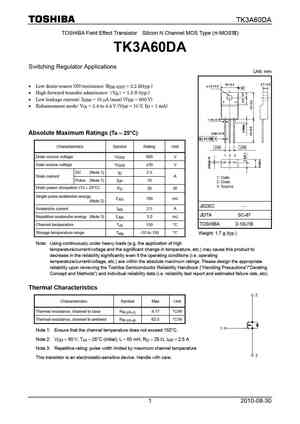 TK3A60DA
